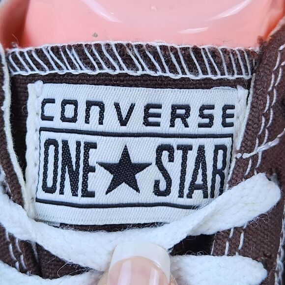 💜Converse One Star Brown Slip-On Low Top Sneakers Size 10 - Picture 8 of 12